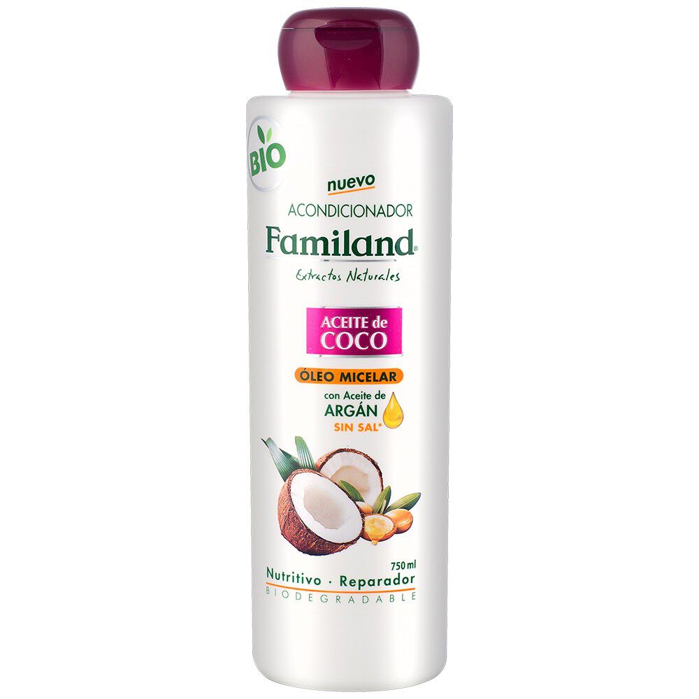 Bio Acondicionador Aceite Coco Argán Oleo 750 mL