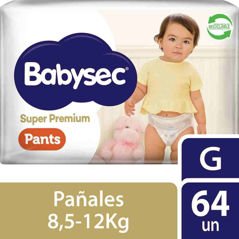 Super Premium Pañales Desechables Pants G (8.5-12Kg) Hipoalergénico X64