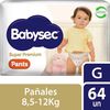 Super-Premium-Pañales-Desechables-Pants-G-(8.5-12Kg)-Hipoalergénico-X64-imagen-1