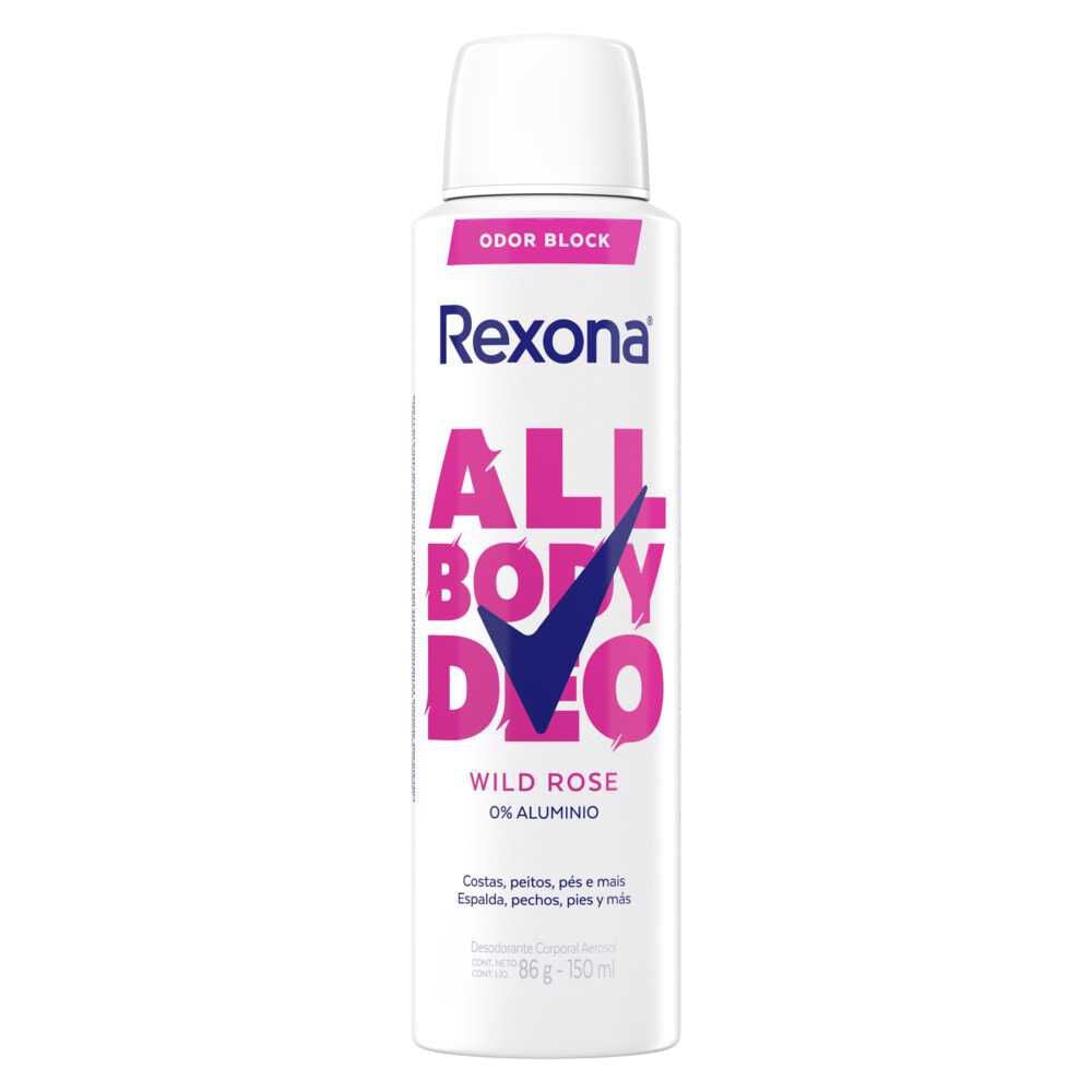 All Body Deo Aerosol Wild Rose 150ml