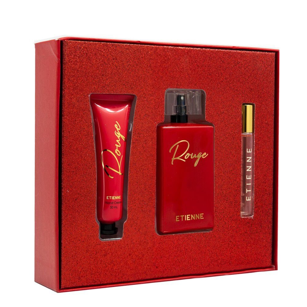 Set Perfume Rouge 100ml + perfumero 10ml + crema 50grs