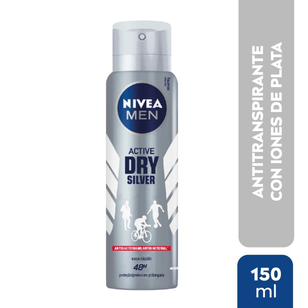 Desodorante Spray Men Silver Protect 150M