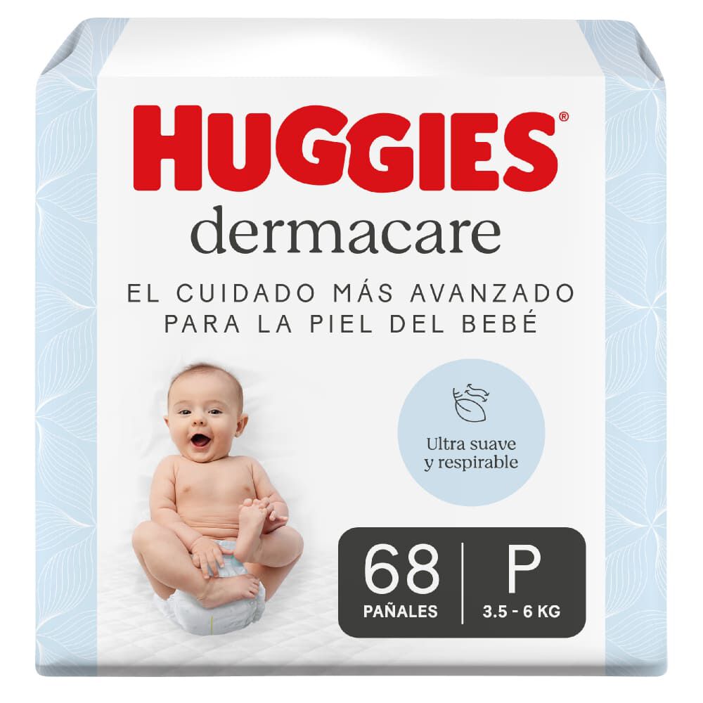 Pañales Huggies Dermacare 1/P 68U