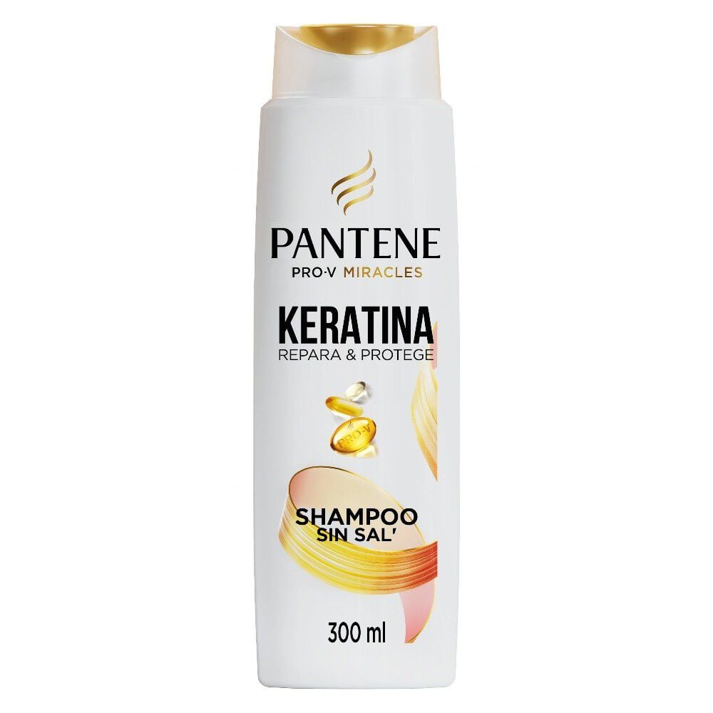 Shampoo sin sal Keratina con Pro Vitamina B5 300 ml
