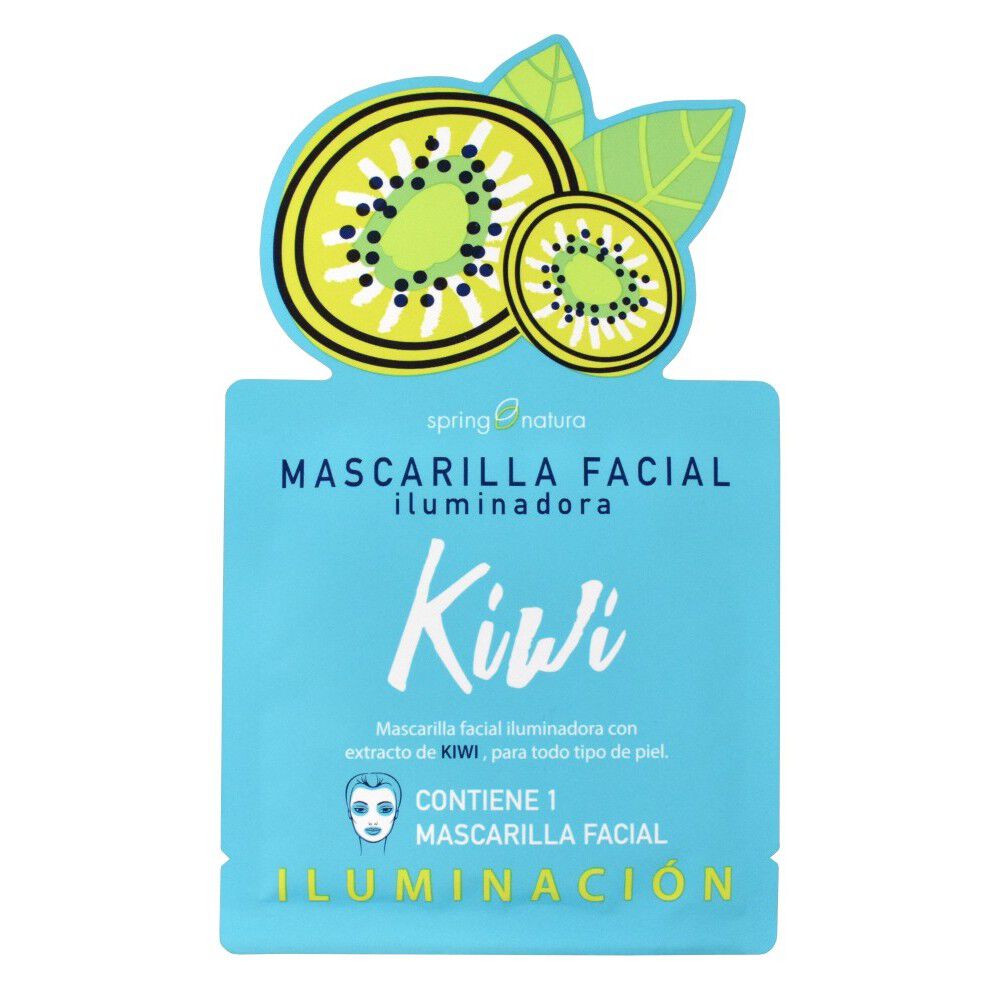 SPRING-NATURAL-MASCARILLA-FACIAL-ILUMINADORA-KIWI-25ML-imagen