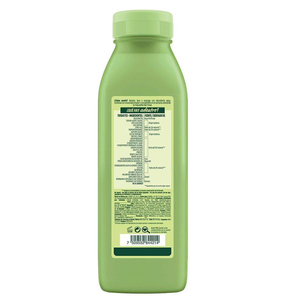 Garnier-Hair-Food-Shampoo-Aguacate-Nutrición-Cabello-Seco-300-mL-imagen-3