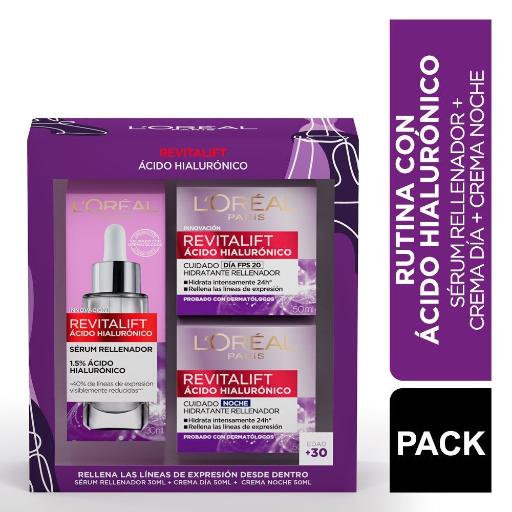 Revitalift-Ácido-Hialurónico-Serum-30-mL-+-Crema-Día-50-mL-+-Crema-Noche-50-mL-imagen-1