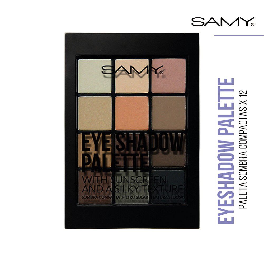 Paleta X 12 sombras compactas Aswan