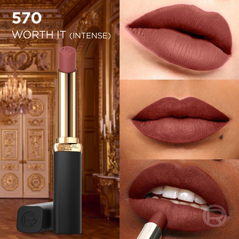 Labial-Color-Riche-Intense-Volume-Matte---570-Worth-It-Intense-imagen-3