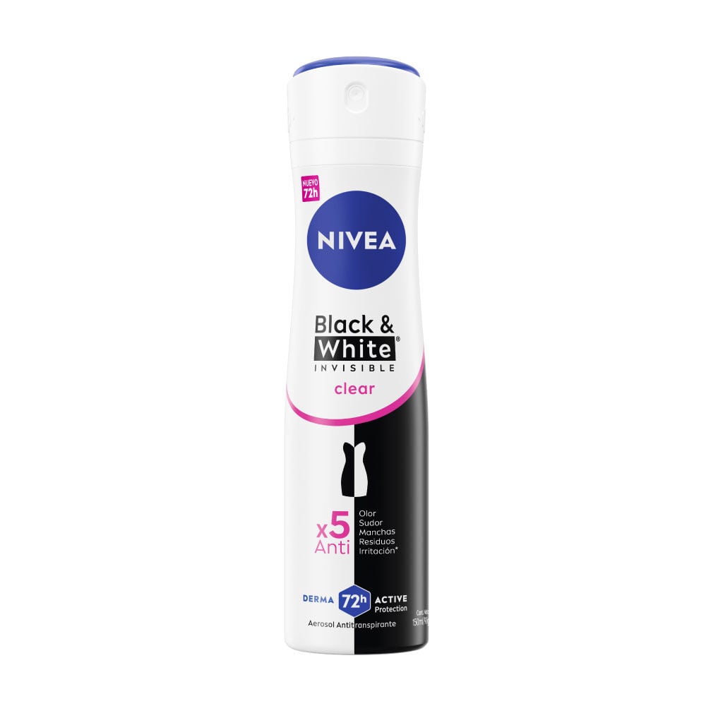 Desodorante Spray Invisible Black & White Clear 150 mL