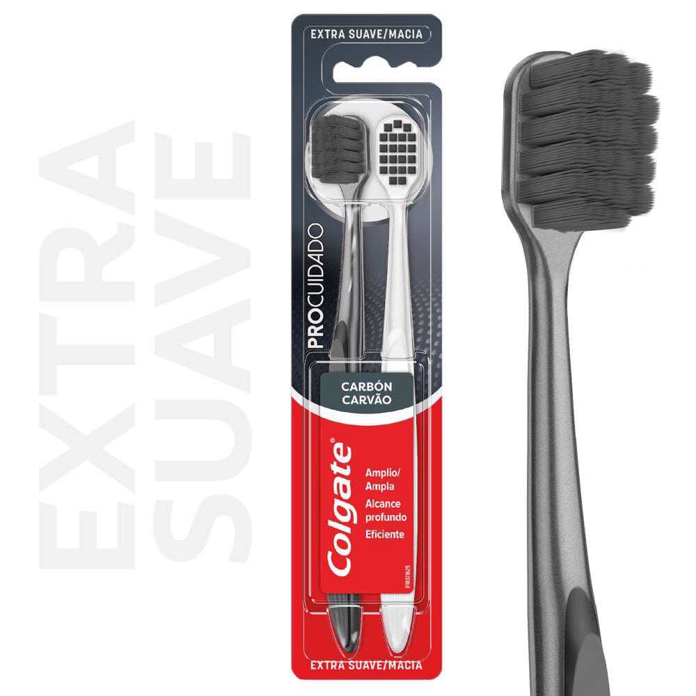 Cepillo de Dientes Pro Cuidado Charcoal 2un