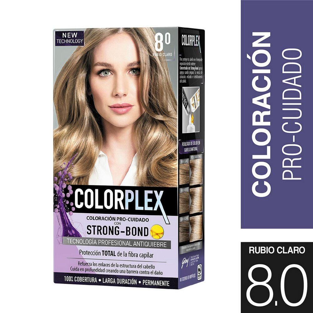 Coloración Permanente Pre-Cuidado Strong-Bond 8.0 Rubio Claro