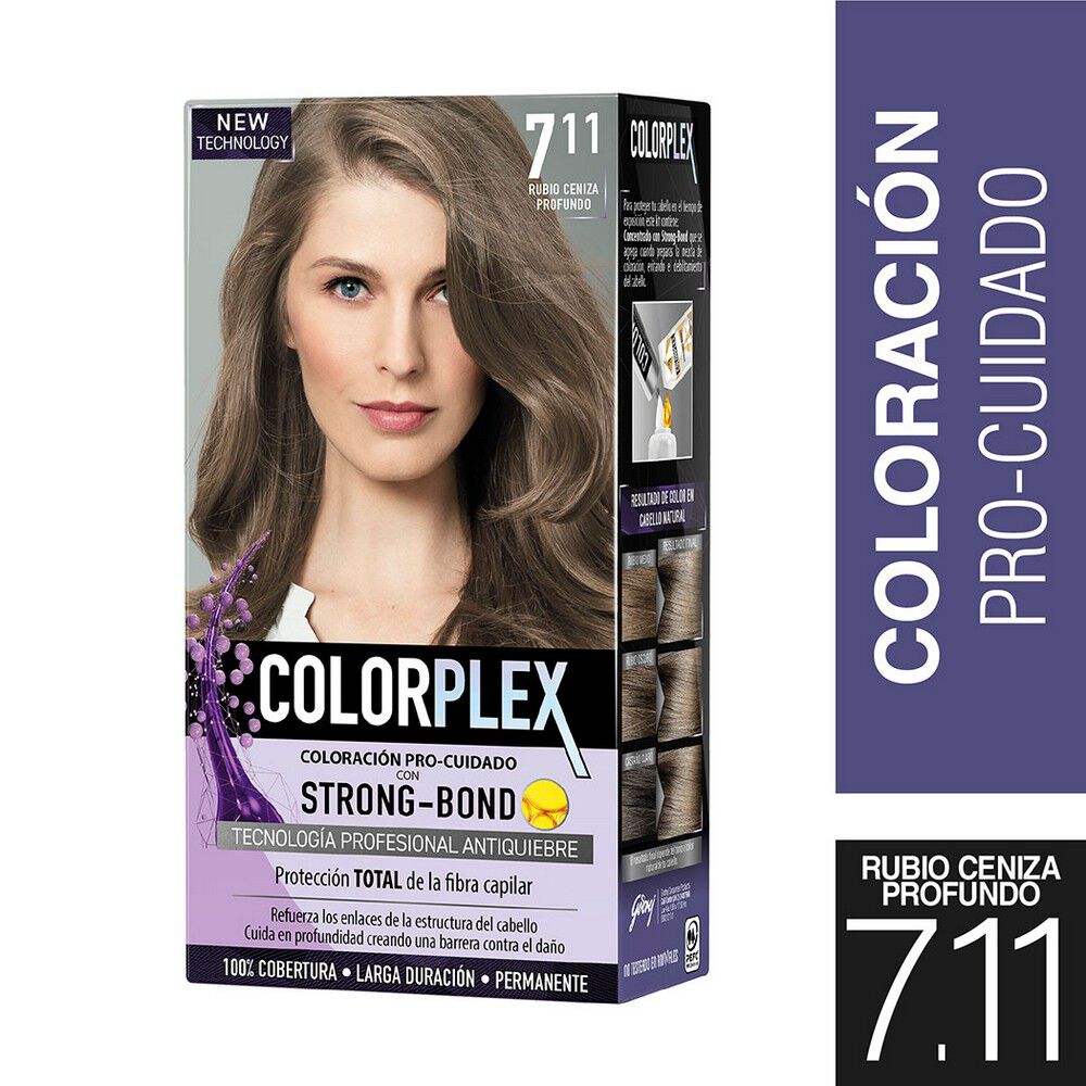 Coloración-Permanente-Pre-Cuidado-Strong-Bond-7.11-Rubio-Ceniza-Profundo-imagen-1