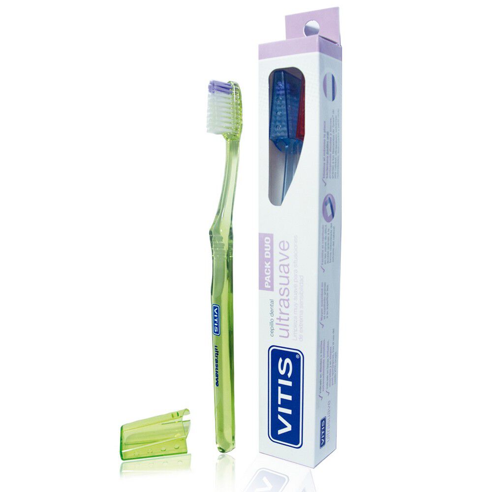 Pack Dúo Cepillo Dental Adulto Ultrasuave