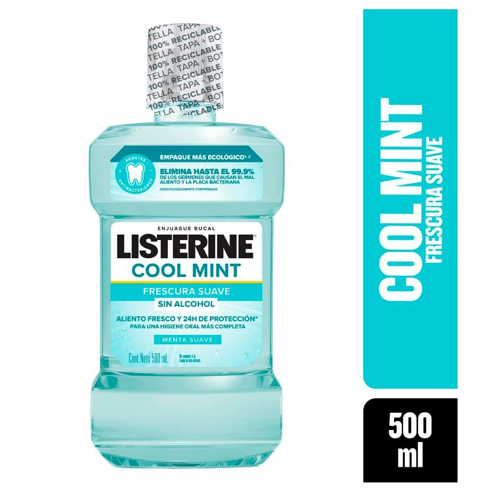 Solución Dental Zero Alcohol Clean Mint 500 mL
