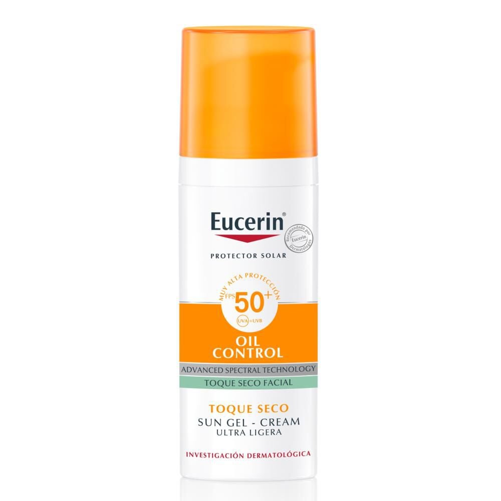 Protector Solar Facial Gel Crema Oil Control FPS 50+ 50ml