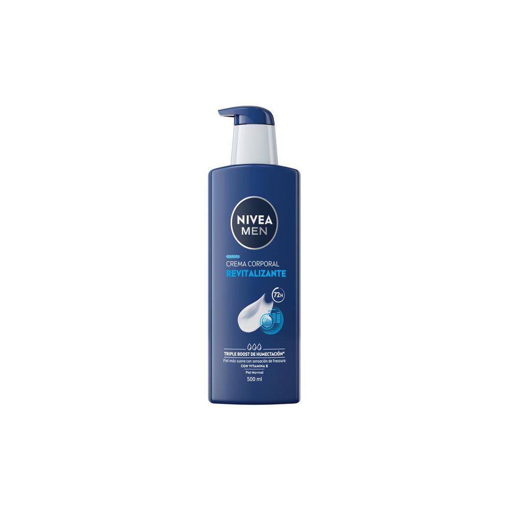Crema Corporal Men Revitalizante 72H. Para Piel Normal 500Ml