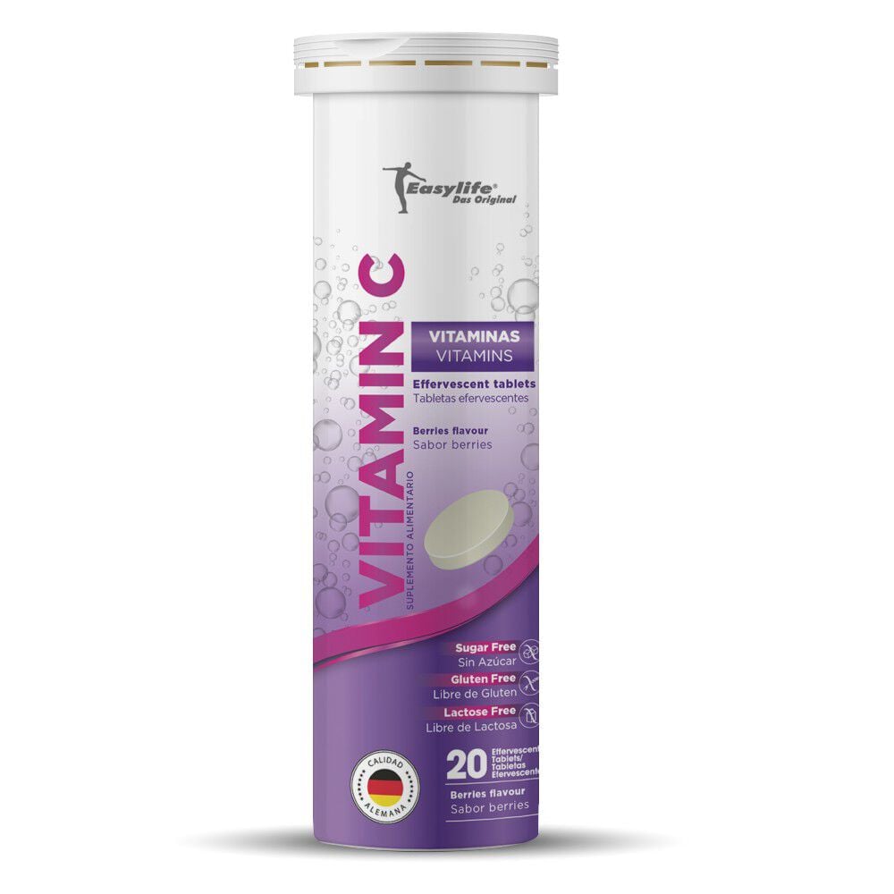 Vitamin C Berries 1000 mg 20 Tabletas Efervescentes