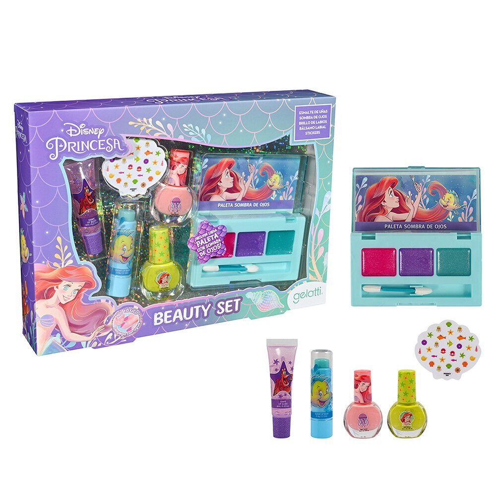 Set-de-Maquillaje-Ariel-2-Esmalte+Paleta-Sombra+Gloss+Lip-Balm-imagen-2