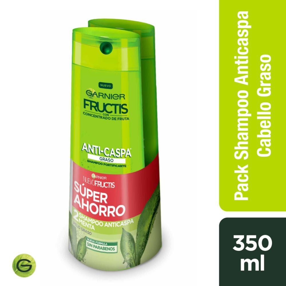 Pack Anticaspa Graso Shampoo 350 mL + Shampoo 350 mL