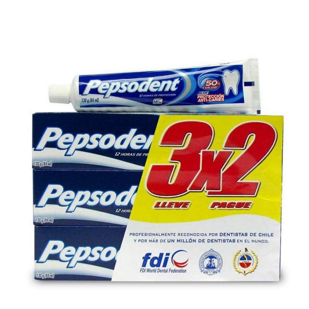 Protección Anticaries Pasta Dental de 130 grs x3