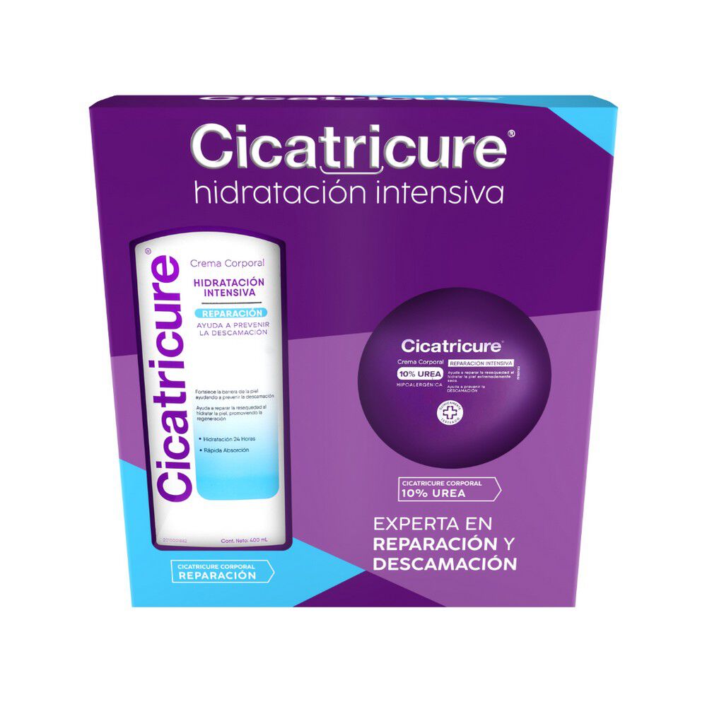 Pack-Cicatricure-Crema-Corporal-Hidratacion-Intensiva-400-Ml-+-Cica-Urea-10%-imagen-1