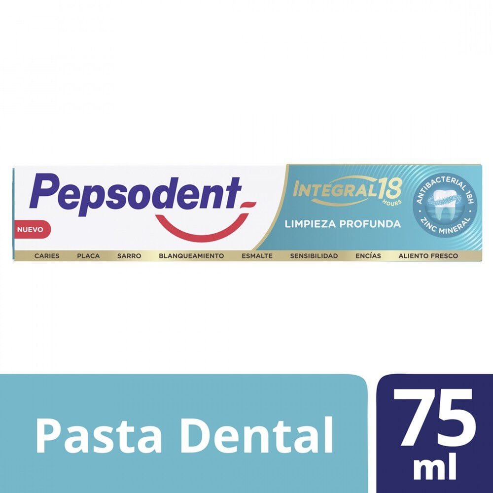 Integral 18 Limpieza Profunda Antibacterial Zinc Mineral 75ml