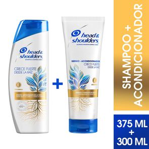Pack-Shampoo-375-mL-+-Acondicionador-300-mL-Crece-Fuerte-desde-La-Raíz-Control-Caspa-imagen