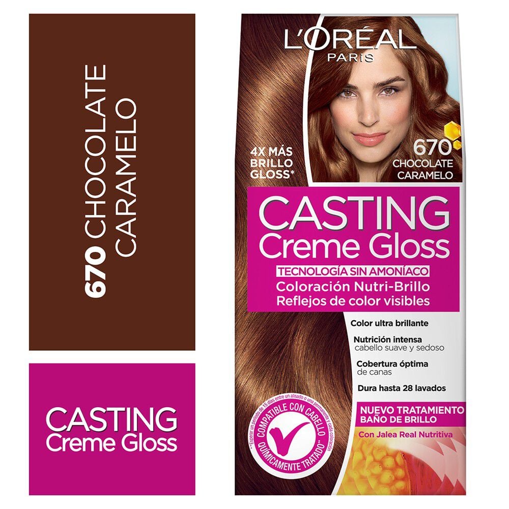Coloración Creme Gloss 670 Chocolate Caramelo