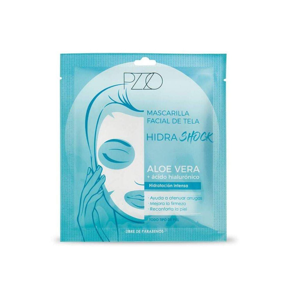 Mascarilla Facial Hidra Shock Tela Aloe + Ácido Hialurónico