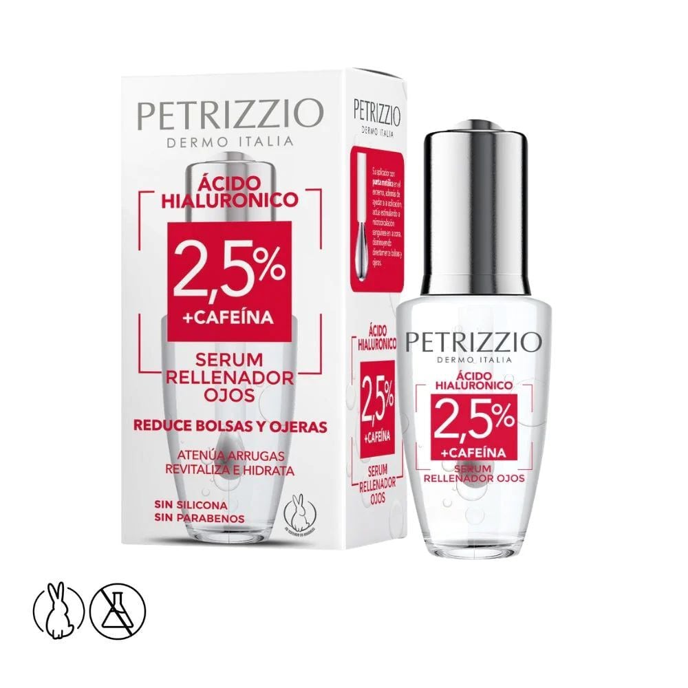Sérum Rellenador Ojos 2.5% Ácido Hialurónico + Cafeína