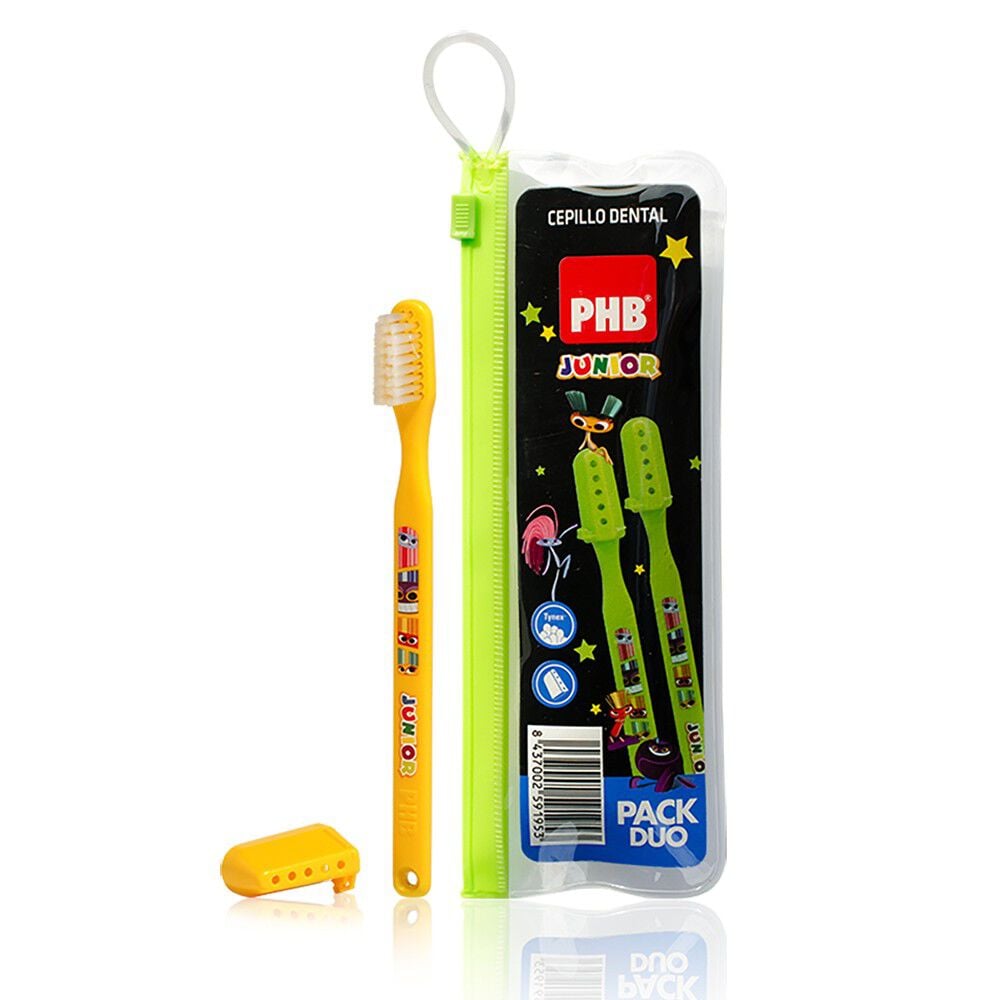 Pack Cepillo Dental Junior Duo + Envase