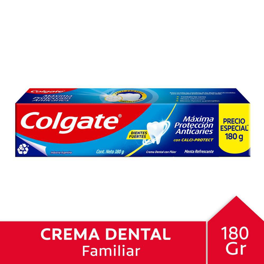 Pasta Dental Colgate Máxima Protección Anticaries 180g
