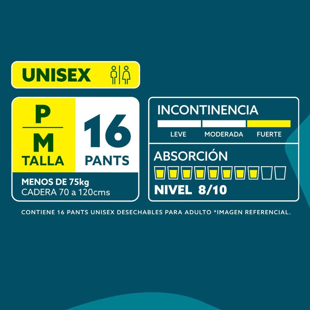 Ropa-Interior-Desechable-Adulto&nbsp;Unisex-Talla&nbsp;P/M-16-Unidades-imagen-2