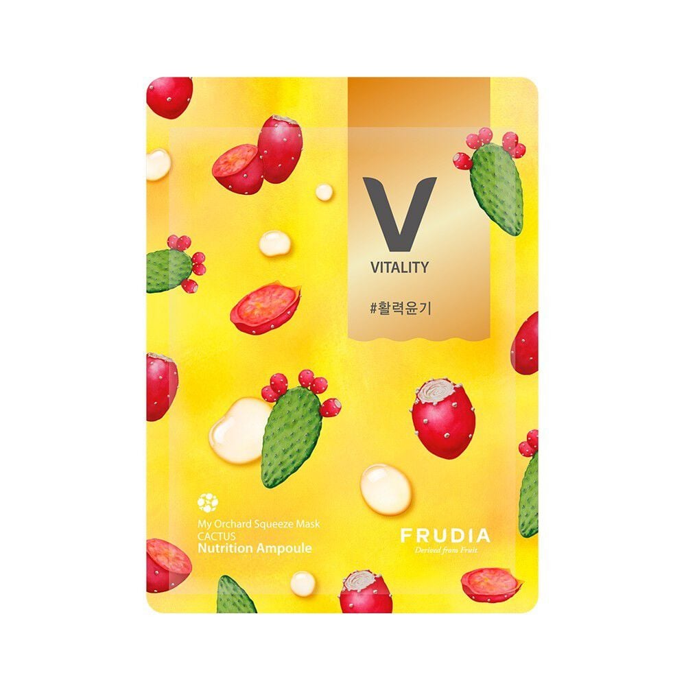 Mascarilla Facial Nutricion Vitality con Extracto de Cactus X1