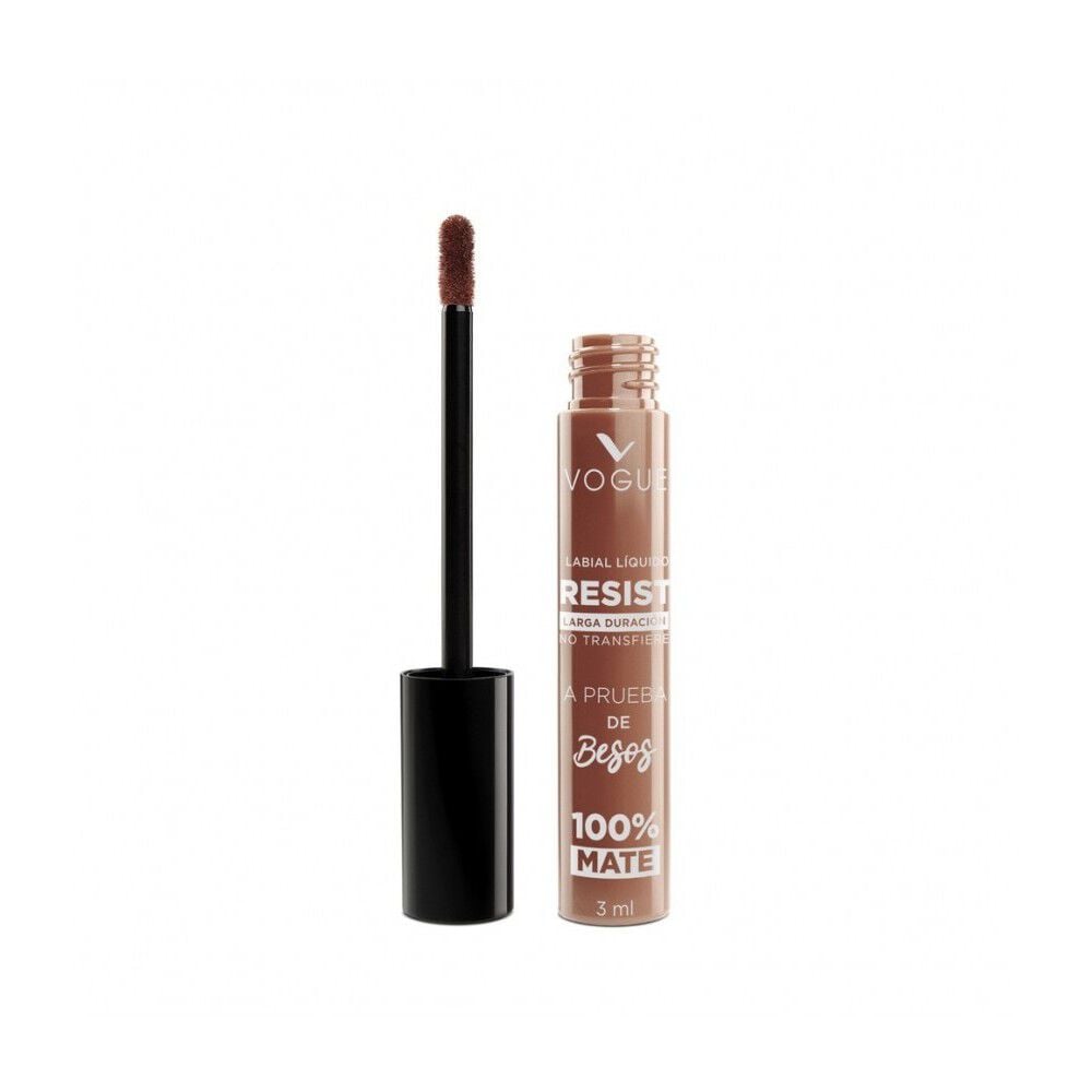 Labial Liquido Resiste A Prueba de Besos 100% Mate Cálida 3 mL