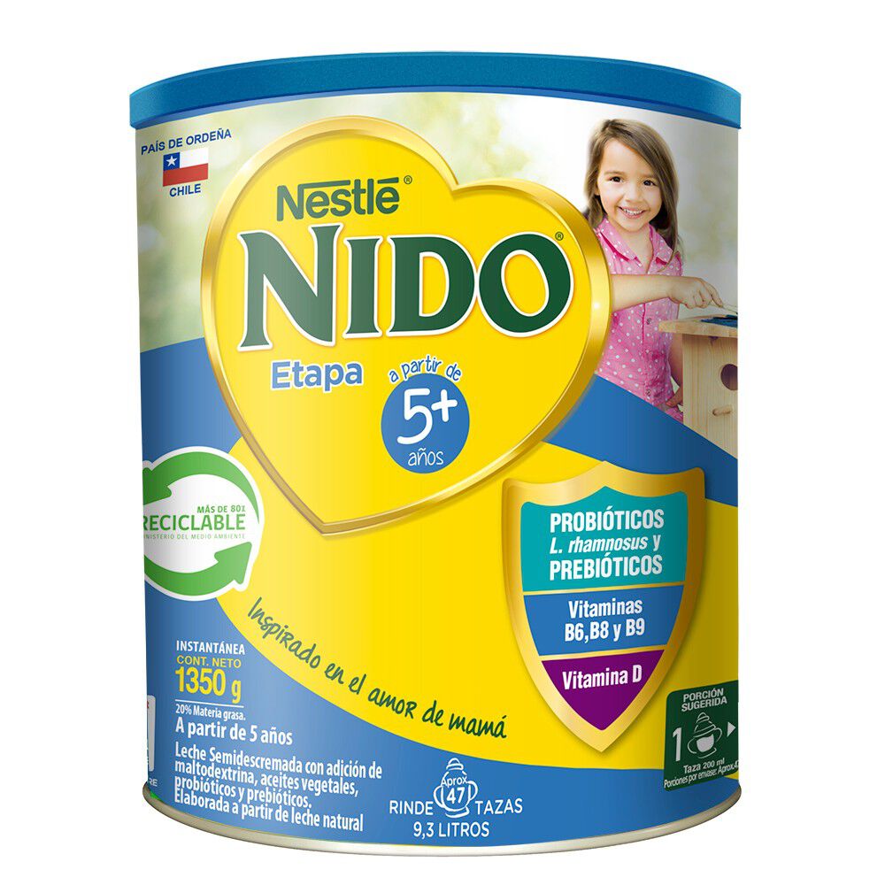 Etapa 5+ Leche Semidescremada 1600 gr