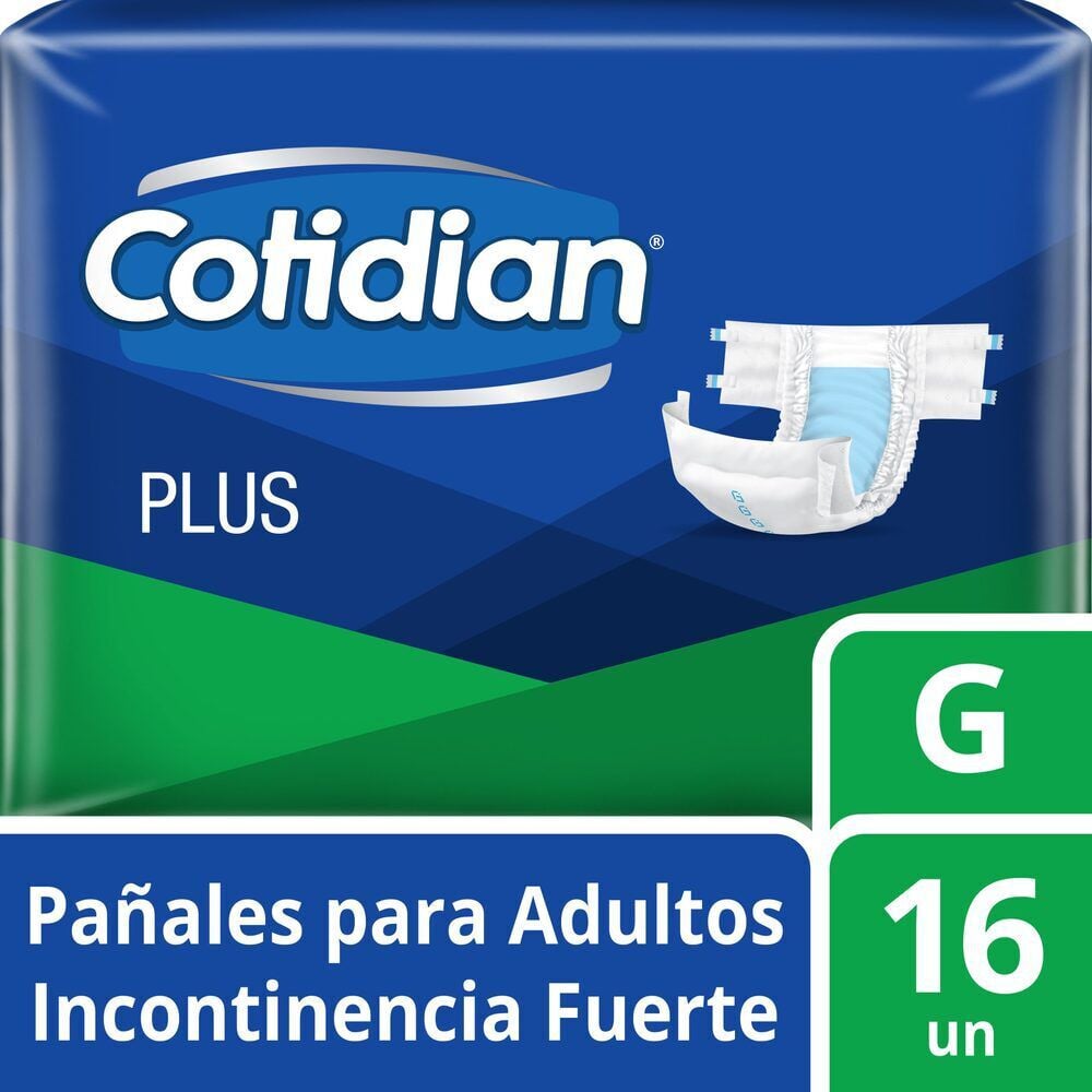 Pañales de Adulto Cotidian Plus G 16 un