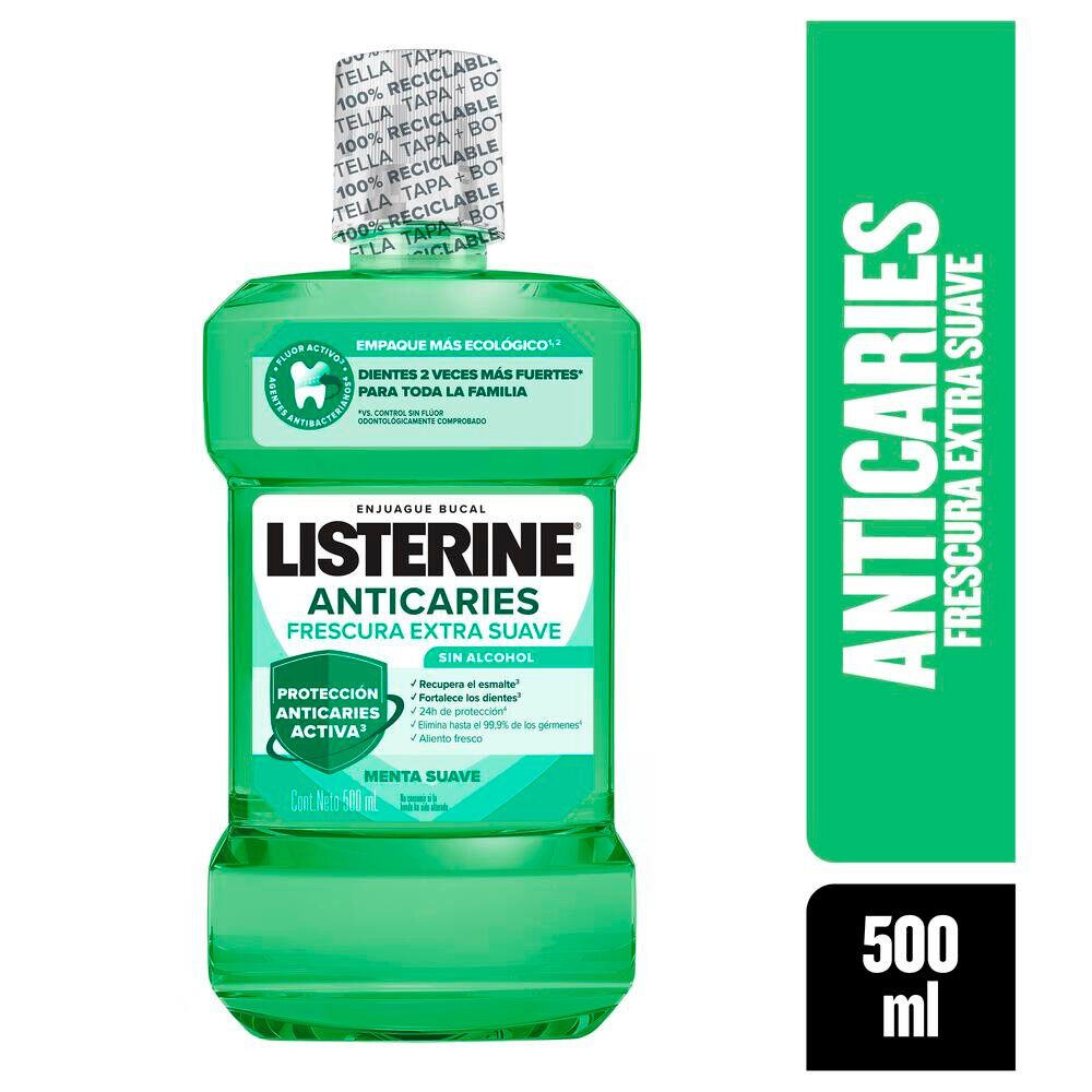 Anticaries Enjuague Bucal de 500 mL