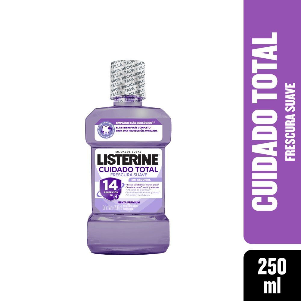 Enjuague Bucal Cuidado Total Menta Fresca 250 mL