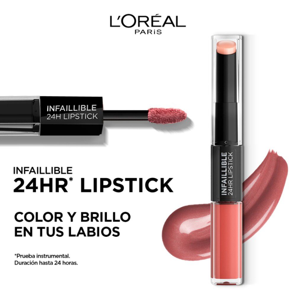 Labial-Infallible-24h-2-Step-Color-801-Toujours-Toffee-imagen-2