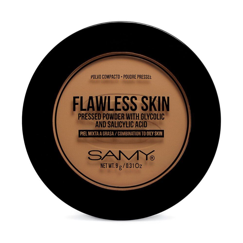 Polvo Compacto Piel Mixta a Grasa 07 Tono Deep Tan