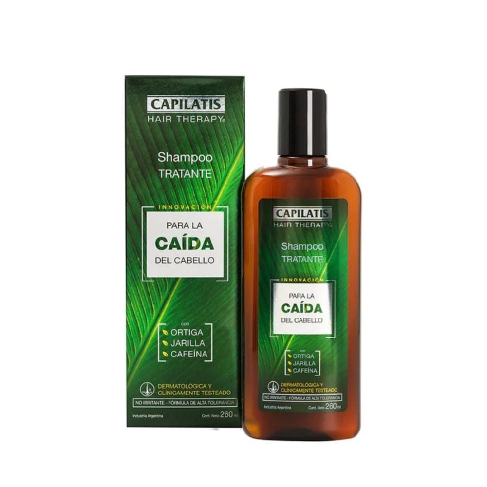 Shampoo Anticaída Ortiga Jarilla Cafeína 260ml
