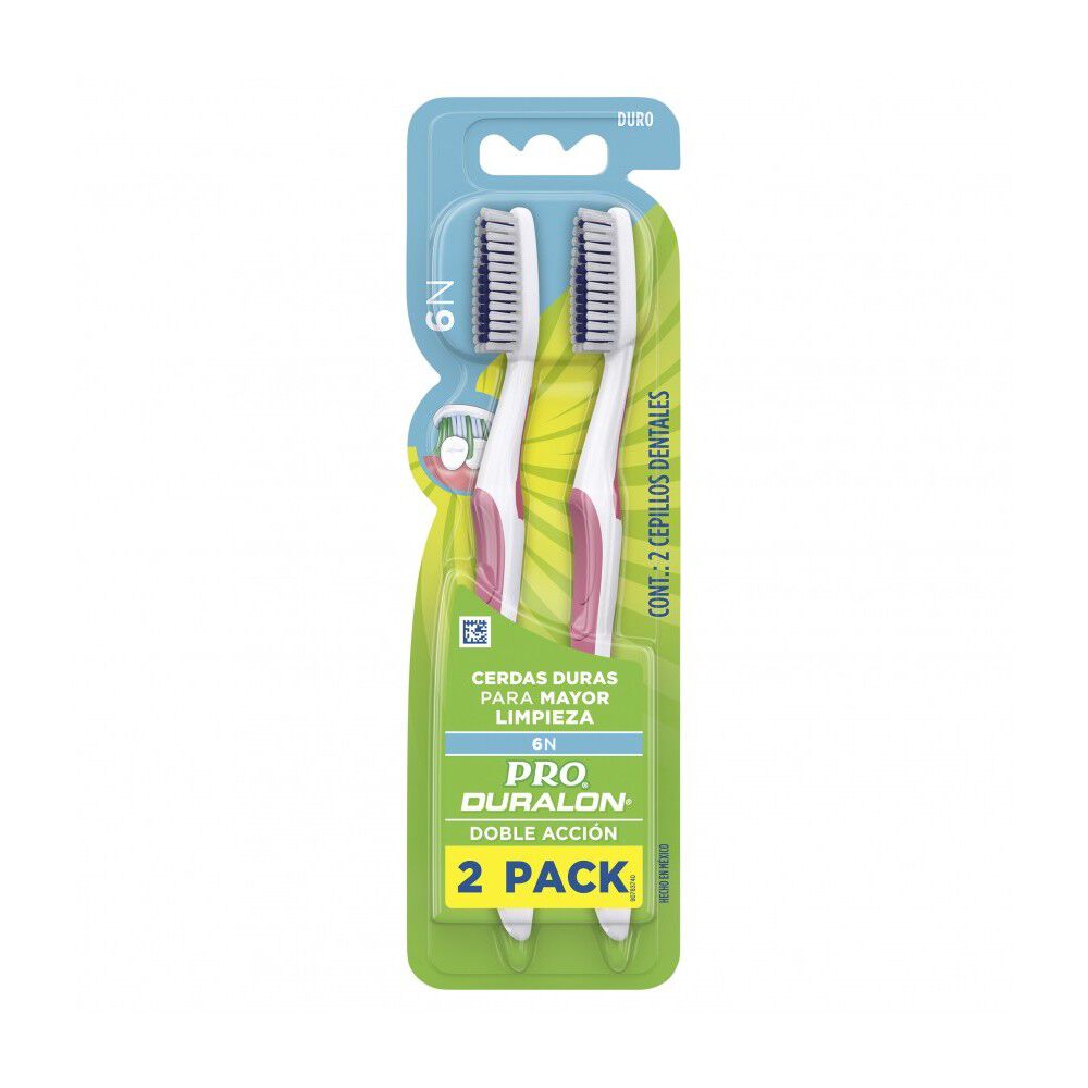 Cepillo-Dental-Pro-6N-Cerdas-Duras-Pack-2-Unidades-imagen