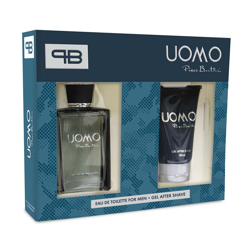 Estuche-Uomo-Eau-De-Toilette-For-Men-Spray-100-mL-+-Gel-After-Shave-100-mL-imagen-1