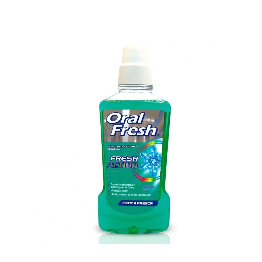 Enjuague Bucal Fresh Action Menta Fresca 500 mL