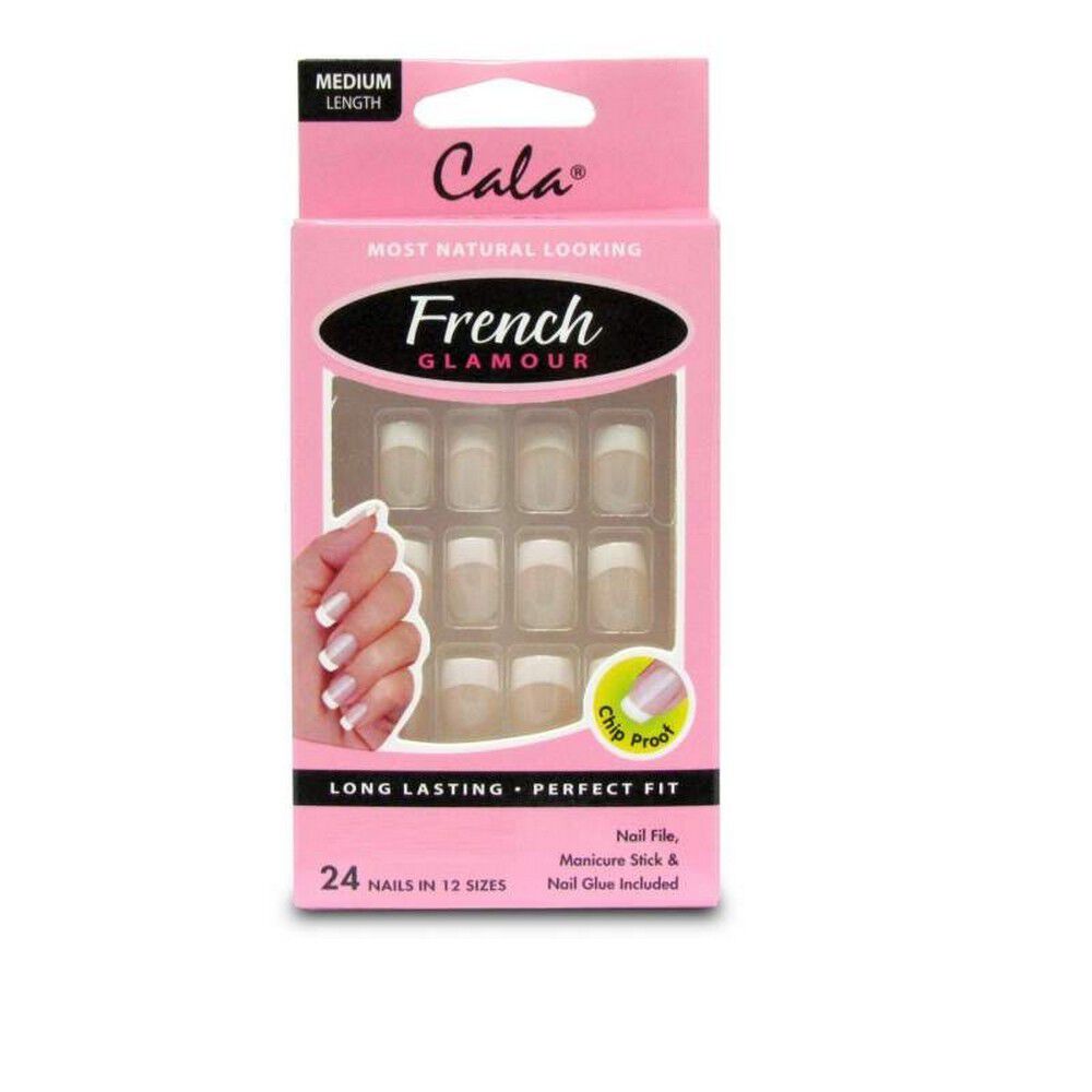 French Glamour Uñas 87832 Short Lenght X24