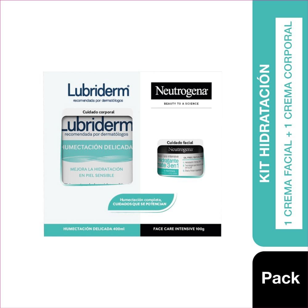 Humectación Delicada 400ML + Face Care Intensive Hidratante 100g