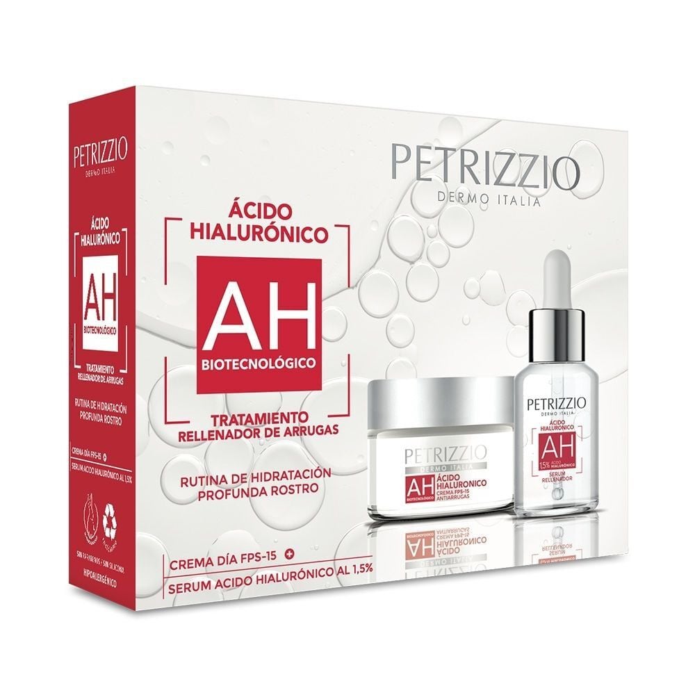 Set de Crema y Serum Antiarrugas Ácido Hialurónico