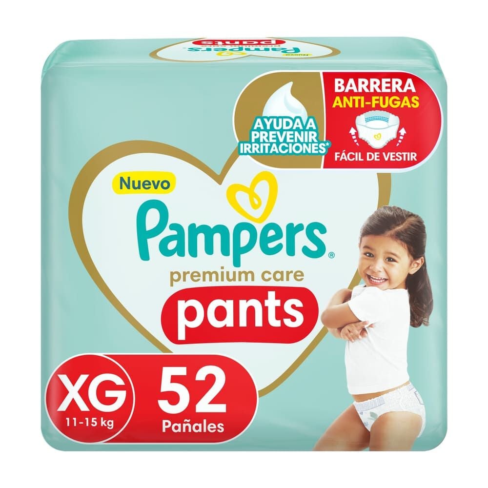 Pants Premium Care Pañales Desechables XG 52 Unidades